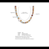 AILA NATUAL STONE NECKLACE